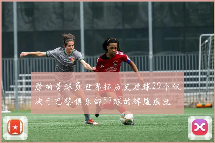 摩纳哥球员世界杯历史进球29个仅次于巴黎俱乐部57球的辉煌成就